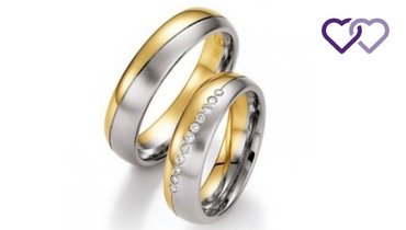 Bicolor Trouwringen