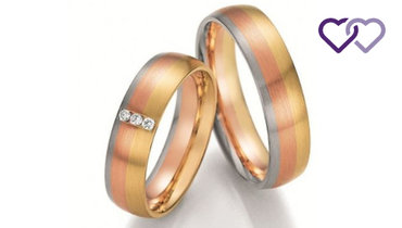 Tricolor Trouwringen