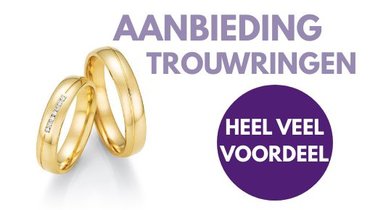 Geelgouden Trouwringen Aanbieding