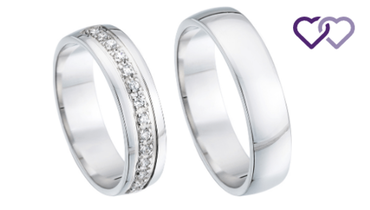 Witgouden Trouwringen Aanbieding
