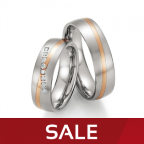 Titanium  Gouden Trouwringen Aanbieding