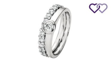 Verlovingsring witgoud