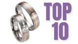 Titanium met Goud Trouwringen Top 10