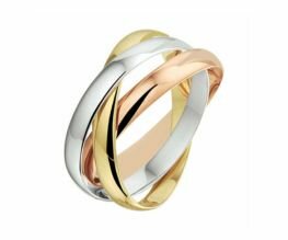 14K tricolor goud