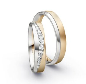 Champagne trouwringen