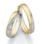 Platina met gouden Trouwringen