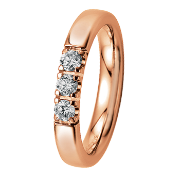 Memoire ringen rose goud