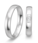 Smalle ring witgoud