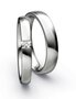 Memoire ringen Platina 1 briljant