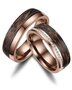 Trouwringen Carbon Bronze