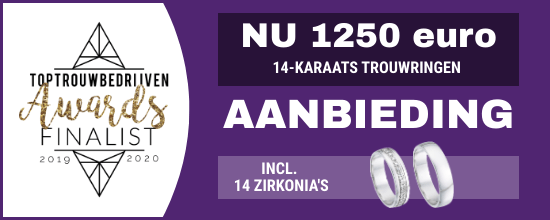 witgouden trouwringen aanbieding