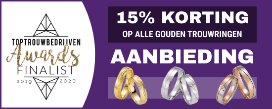 gouden trouwringen hoge korting