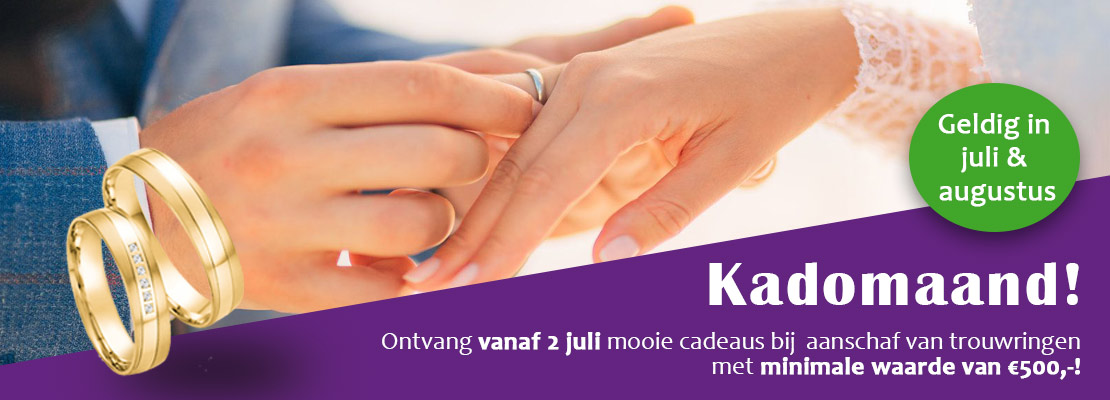 Actie trouwringenvoordeel