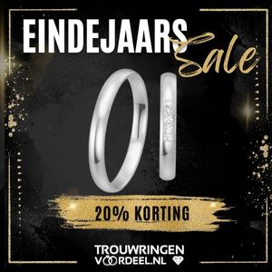 witgouden trouwringen eindejaars sale