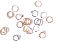 Diverse soorten gouden trouwringen