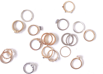 Diverse soorten gouden trouwringen