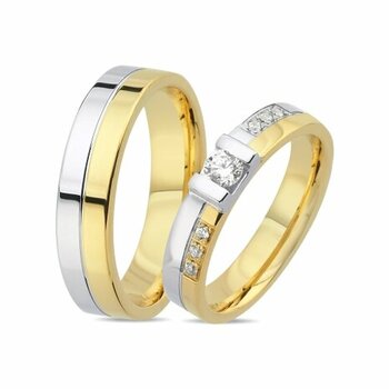 Luxe gouden trouwringen