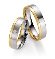 Exclusieve Bicolor Trouwringen