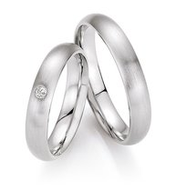 Trouwring witgoud simpel