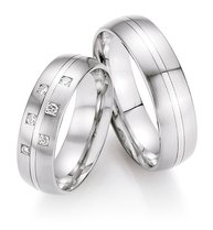 Ringen witgoud met diamant Ringen witgoud met diamant