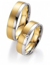 Elegante Bicolor Trouwringen