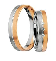 Moderne bicolor ring