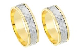 Geelgouden Witgouden Trouwringen