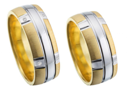 Bicolor Trouwringen
