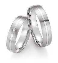 Ring witgoud met diamanten Ring witgoud met diamanten