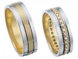 Bicolor Trouwringen
