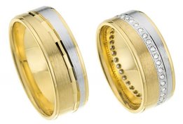 Bicolor Trouwringen