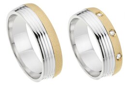 Bicolor Trouwringen