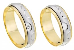 Bicolor Trouwringen