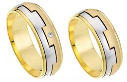 Bicolor Trouwringen