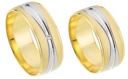 Bicolor Trouwringen
