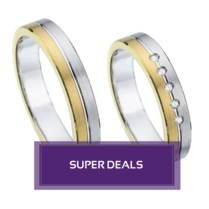 Moderne Bicolor Trouwringen