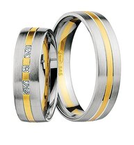 Moderne Bicolor Trouwringen