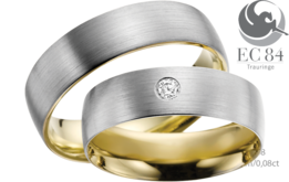 R708  Bijzondere Gouden Trouwringen