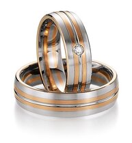 Stoere Bicolor Trouwringen