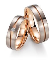 Moderne Bicolor Trouwringen