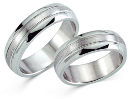 Trouwring Staal / Verlovingsring Staal