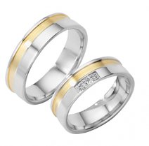 Trouwringen goud en zilver