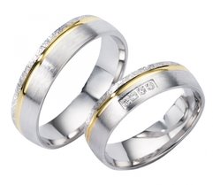 Trouwringen goud en zilver