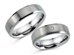 Titanium Trouwring