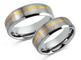 Titanium Ring Goud