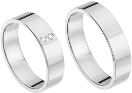 Witgouden trouwringen