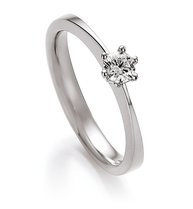 Gouden Verlovingsring met briljant