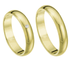 Online trouwringen geelgoud Online trouwringen geelgoud