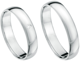 Simpele ringen witgoud Simpele ringen witgoud