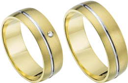 Bicolor Trouwringen Bicolor Trouwringen